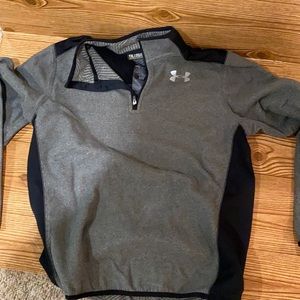 Under armor pullover Grey and Black size XL